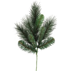 19 Inch Deluxe Mixed Evergreen Artificial Pine Spray x 9 (LOT OF 1 PC.) SALE ITEM